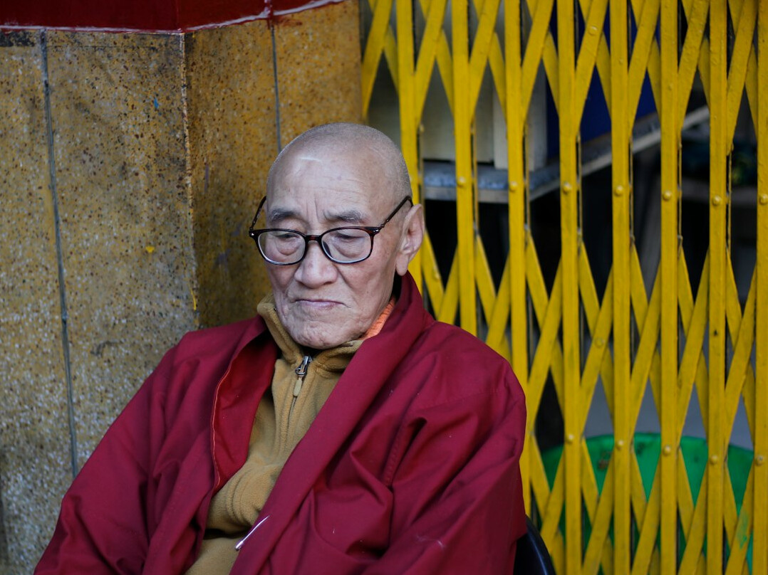 Portrait of a thoughtful man